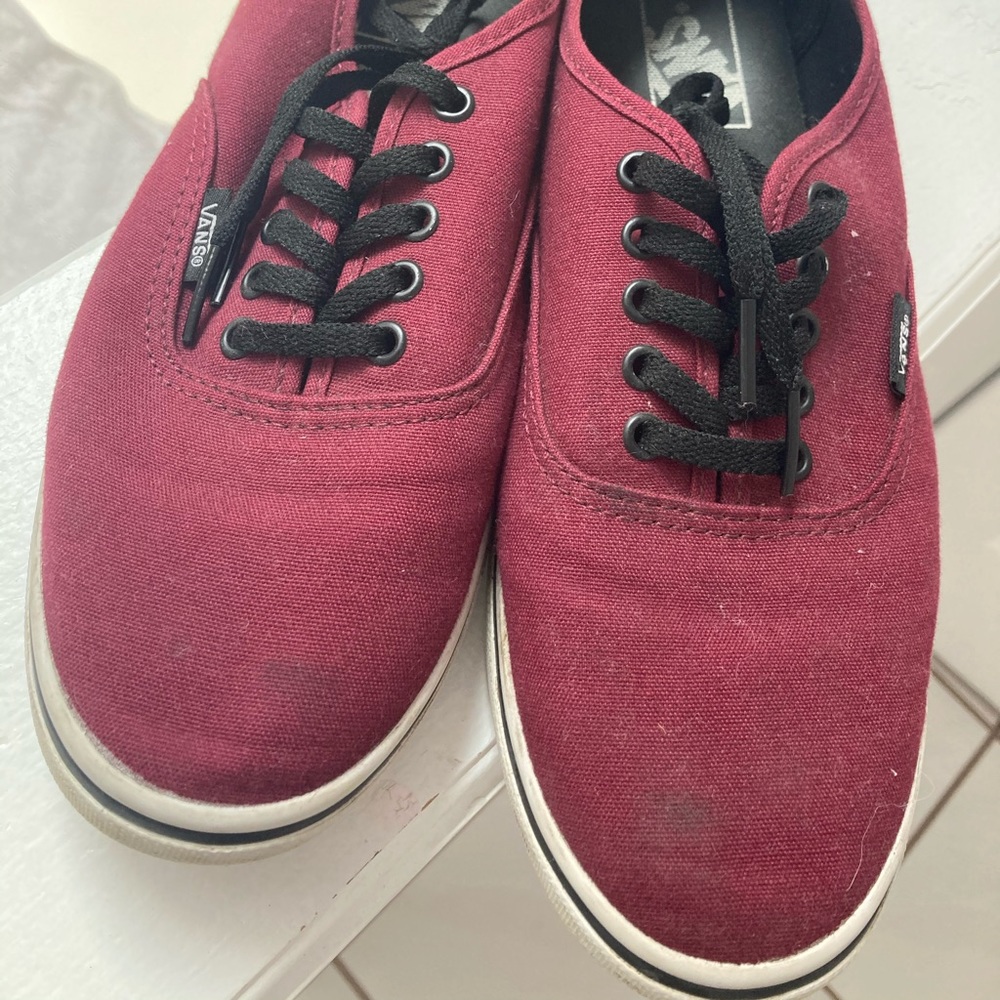 Maroon Vans